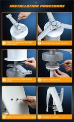 Verticale Windturbine 2000W - 24V / 220V + Aansluiting, Tuin en Terras, Windwijzers en Windmolens, Niet ingevuld, Niet ingevuld
