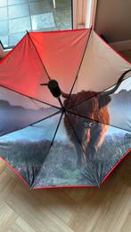 Nieuw grote paraplu postcodeloterij Schotse hooglander, Ophalen of Verzenden, Zo goed als nieuw