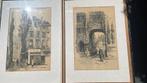 Jan Korthals 2 x ets Brugge en Brussel, Ophalen of Verzenden