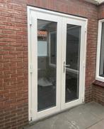 Shuco Kunststof Openslaande Tuindeuren met houtnerf, Doe-het-zelf en Verbouw, Deuren en Horren, Ophalen, Kunststof, 120 cm of meer