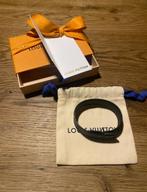 Louis Vuitton bracelet armband orgineel heren 19cm, Ophalen of Verzenden, Nieuw, Grijs, Leer