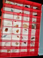 Mineralen verzameling in doos, Verzamelen, Ophalen of Verzenden