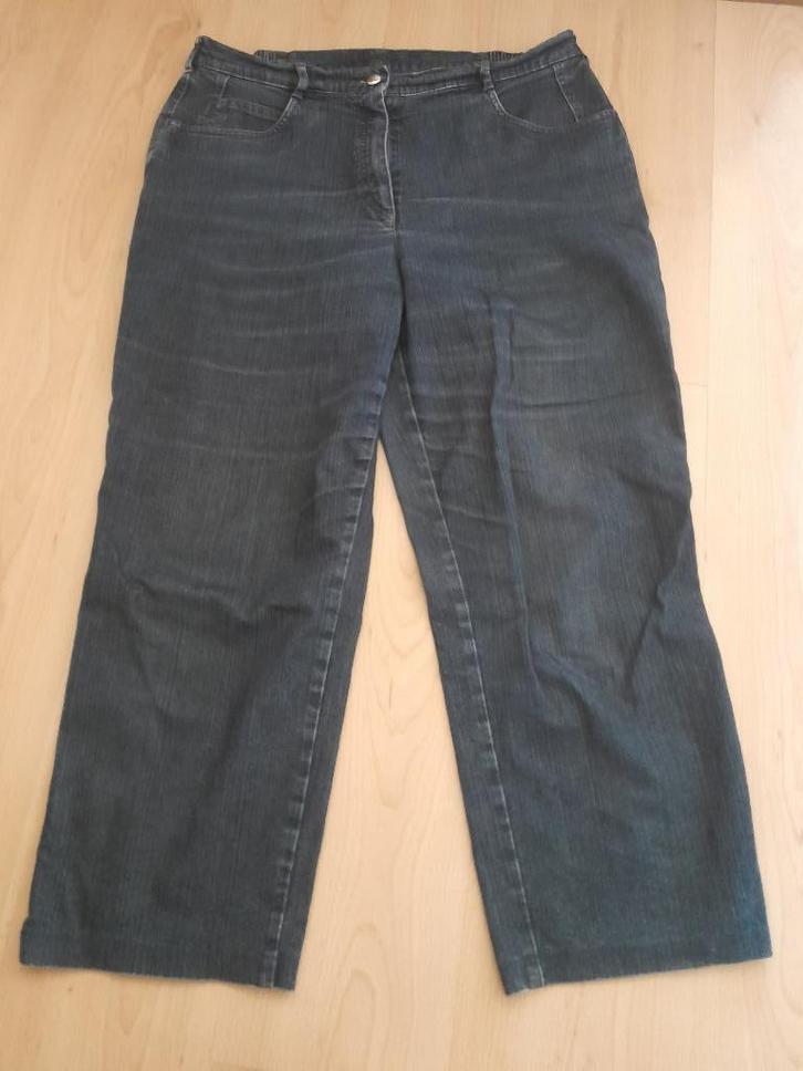 7/8 spijkerbroek maat 44 Zerres, Kleding | Dames, Broeken en Pantalons, Zo goed als nieuw, Maat 42/44 (L), Blauw, Lang, Ophalen of Verzenden