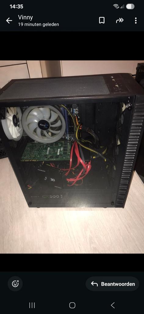 Gaming PC - Aerocool Case, Computers en Software, Computerbehuizingen, Gebruikt, Ophalen of Verzenden