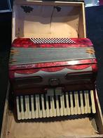 Accordeon, Muziek en Instrumenten, Gebruikt, 80-bas, Toetsaccordeon, Met riemen