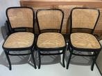 Eetkamerstoelen Karwei. Model Zaria, zwart, rotan. 3 stuks, Huis en Inrichting, Stoelen, Ophalen, Gebruikt, Drie, Zwart