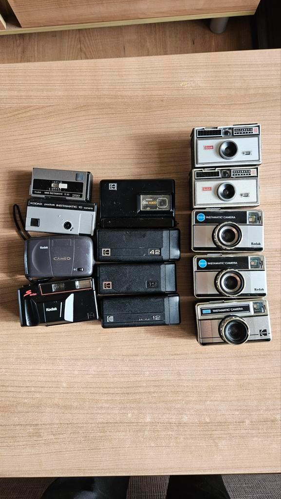 Collectie Vintage Kodak Camera's, Audio, Tv en Foto, Fotocamera's Analoog, Gebruikt, Compact, Kodak, Ophalen of Verzenden
