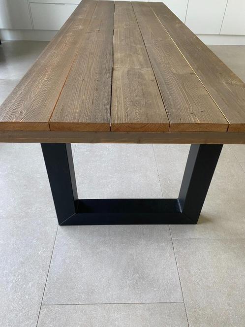 Eettafel met U-frame, Huis en Inrichting, Tafels | Eettafels, Nieuw, 50 tot 100 cm, 200 cm of meer, Vijf personen of meer, Rechthoekig