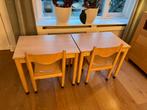 Schilte vintage schooltafels set van 2, Ophalen, Gebruikt, Tafel(s) en Stoel(en)