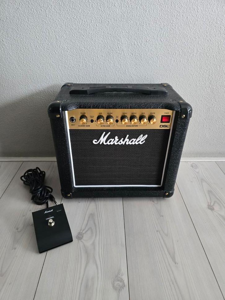 Marshall DSL1CR buizenversterker., Muziek en Instrumenten, Versterkers | Bas en Gitaar, Zo goed als nieuw, Minder dan 50 watt