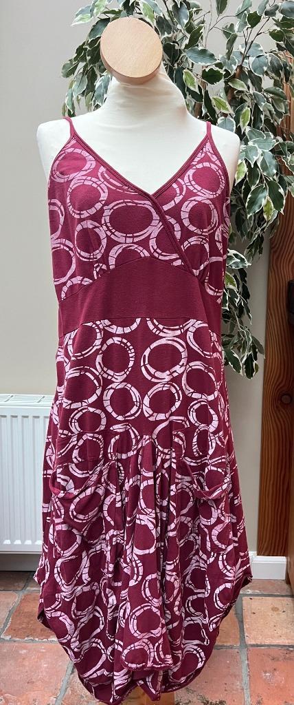 Filosophie jurk maat L/XL in goede staat, Ula bordeaux, Kleding | Dames, Jurken, Zo goed als nieuw, Maat 46/48 (XL) of groter