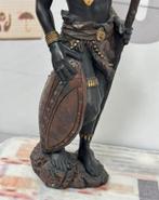 Afrikaanse krijger jager speer Zuid-Afrika 35cm Beeld kunst, Antiek en Kunst, Kunst | Niet-Westerse kunst, Ophalen of Verzenden