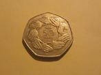 50 Pence munt 1973 Verenigd Koninkrijk deelname aan de EEG, Ophalen of Verzenden, Overige landen, Losse munt