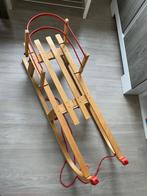 Slee met rug/zij leuning., Kinderen en Baby's, Ophalen of Verzenden, Rugleuning, Zo goed als nieuw, Hout