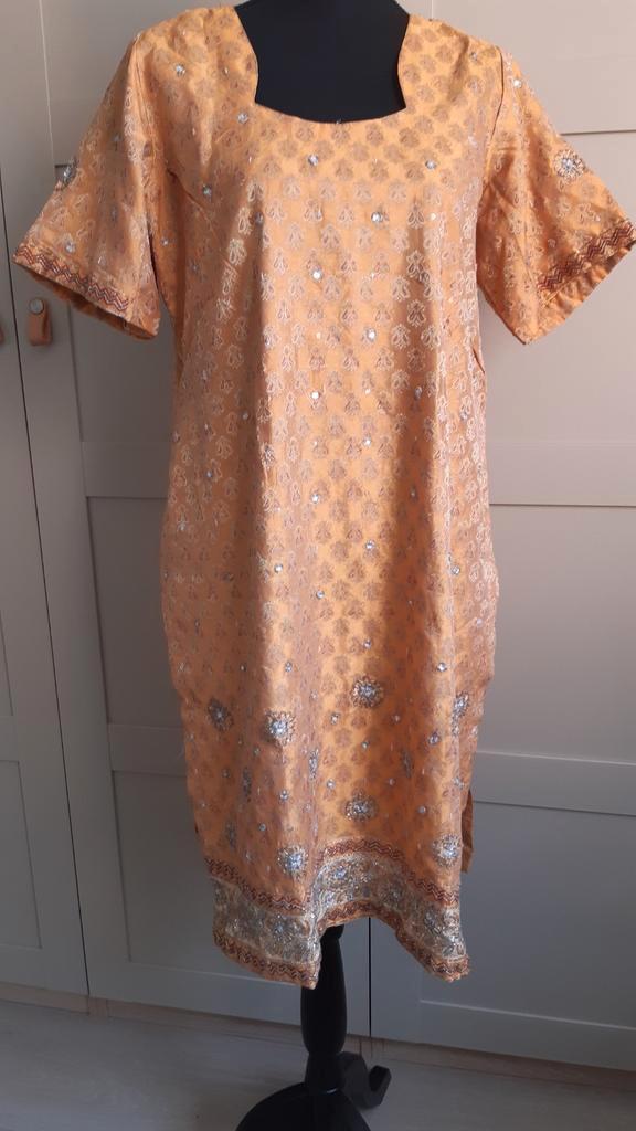Carnaval Kurta met Zilver Versiersel, Kleding | Dames, Carnavalskleding en Feestkleding, Carnaval, Ophalen of Verzenden