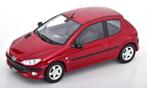 OttoMobile 1:18 Peugeot 206 S16 1999 rood metallic nieuw, Nieuw, OttOMobile, Ophalen of Verzenden, Auto