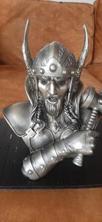 Bronskleurig beeld van Scandinavische god Thor, Ophalen of Verzenden, Zo goed als nieuw