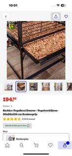 Vogelkooi voor parkieten en kleine papegaaien, Dieren en Toebehoren, Ophalen of Verzenden, Nieuw, Metaal, Vogelkooi