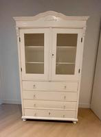 Witte buffetkast, Ophalen, Gebruikt, 100 tot 150 cm, 200 cm of meer