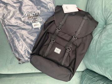 Herschel Little America NIEUW zwart 25L beschikbaar voor biedingen