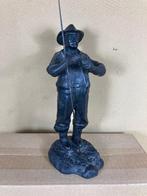 Russisch gietijzeren beeldje van een visser, Ophalen of Verzenden