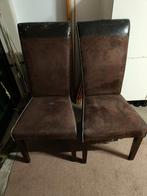 Eetkamerstoelen - Set van 4, Ophalen, Gebruikt, Twee, Bruin