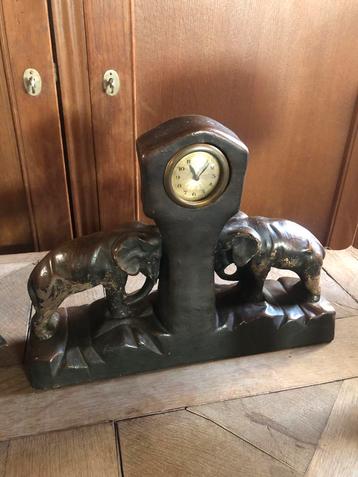 Art Deco Olifanten Tafelklok - Werking Onbekend beschikbaar voor biedingen