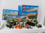 Lego City 60120 60121 60122 Volcano sets compleet, Kinderen en Baby's, Speelgoed | Duplo en Lego, Ophalen of Verzenden, Zo goed als nieuw