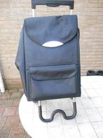 Boodschappentrolley, boodschappenwagen, Secc, zwart, Ophalen, Uitschuifbare handgreep, 30 cm of meer, Zwart