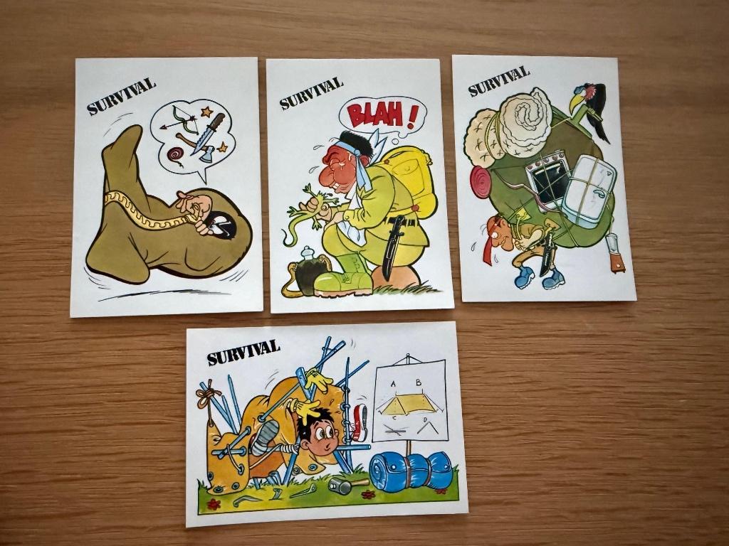 Panini fantastickers survival, Ophalen, Zo goed als nieuw, Plaatje