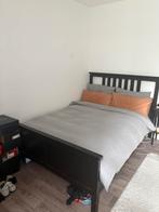 HEMNES Ikea bed 140x200, Ophalen, Wit, Tweepersoons, 140 cm