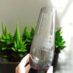 Retro mid century glazen vaas Carl Lotter raadhuis Lubeck, Ophalen of Verzenden