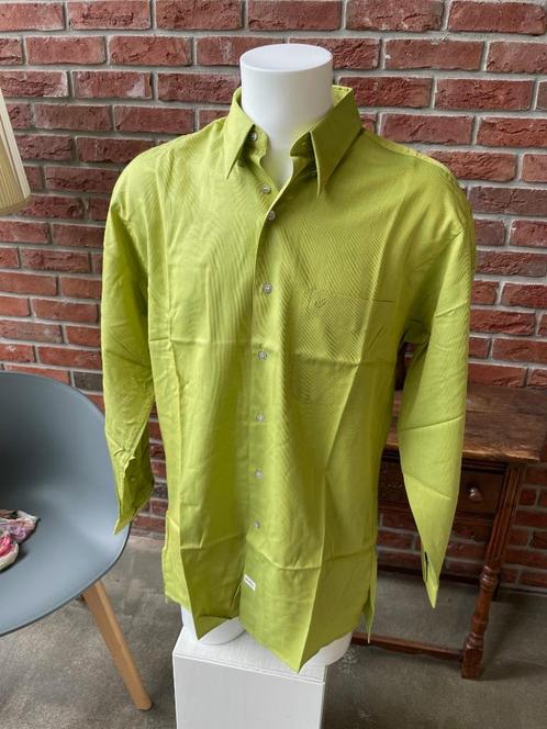 Nieuw overhemd van Gentiluomo maat L, Kleding | Heren, Overhemden, Nieuw, Halswijdte 39/40 (M), Groen, Ophalen of Verzenden