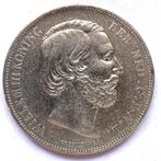 Nederland 2-1/2 Gulden 1867 Willem III Rijksdaalder zilver, Ophalen of Verzenden, Zilver