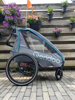 Qeridoo Qupa 1 Fietskar/Fietsaanhanger/Buggy, Fietsen en Brommers, Fietsaccessoires | Aanhangers en Karren, Ophalen, Vering, Zo goed als nieuw