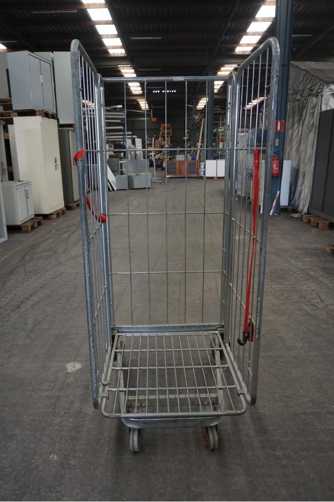 Nette rolcontainers rolcontainer, transportkar, nestbaar, Doe-het-zelf en Verbouw, Transportwagens, Gebruikt, Overige typen, 100 liter of meer