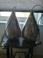 Filligrain lampen( druppel). Oosterse sfeer. Geeft mooi lich, Huis en Inrichting, Ophalen of Verzenden, Zo goed als nieuw, 75 cm of meer