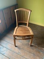 12x teak houten stoelen, Huis en Inrichting, Stoelen, Ophalen, Gebruikt, Overige kleuren, Vijf, Zes of meer stoelen