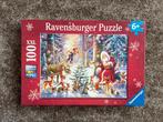 Kerstpuzzel Ravensburger, Ophalen of Verzenden, Zo goed als nieuw, 6 jaar of ouder