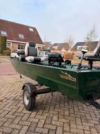 Aluminium visboot 4.10 m – compleet uitgerust, Ophalen, Tot 10 pk, Aluminium, Zo goed als nieuw