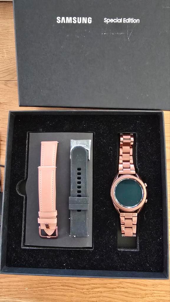 Samsung Galaxy Watch 3 Special Edition - Rose Goud, Sieraden, Tassen en Uiterlijk, Smartwatches, Zo goed als nieuw, Android, Roze