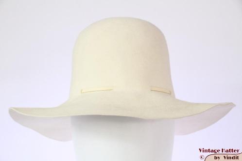 Vintage Dames floppyhoed Mayser creme wit vilt 56, Kleding | Dames, Hoeden en Petten, Gedragen, Hoed, 56 of 57 cm (M, 7 of 7⅛ inch)