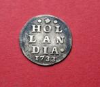 1 stuiver 1733 Holland, Postzegels en Munten, Munten | Nederland, Vóór koninkrijk, Zilver, Losse munt, Overige waardes