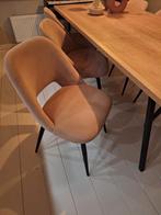 6 Kwantum Eetkamerstoelen, Huis en Inrichting, Stoelen, Ophalen, Overige kleuren, Vier