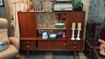 Jaren 60 wandmeubel beschikbaar voor biedingen