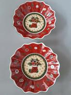 2 Kerstschaaltjes Villeroy en Boch Toy's Fantasy NIEUW, Ophalen of Verzenden, Nieuw