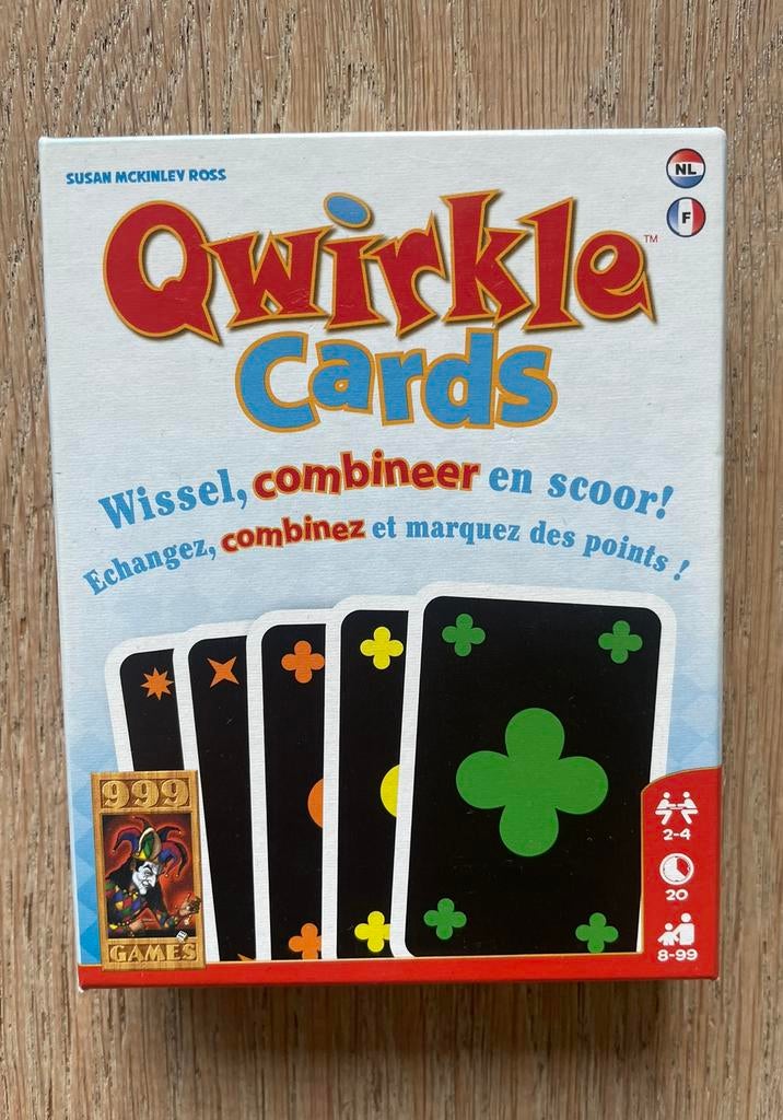 Qwirkle cards, Een of twee spelers, Ophalen of Verzenden, Zo goed als nieuw