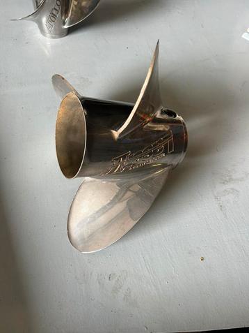 Rvs schroef, Mercury Quicksilver Laser2, 13 3/4 dia, 23P, LH beschikbaar voor biedingen