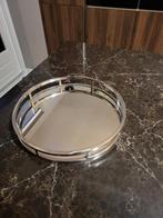 Eichholtz Stijl Dienblad/Kaarsenplateau, Huis en Inrichting, Ophalen of Verzenden, Zo goed als nieuw, Rond, Metaal