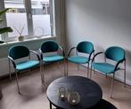 4 Stapelbare stoelen, Huis en Inrichting, Stoelen, Ophalen, Overige kleuren, Zo goed als nieuw, Metaal